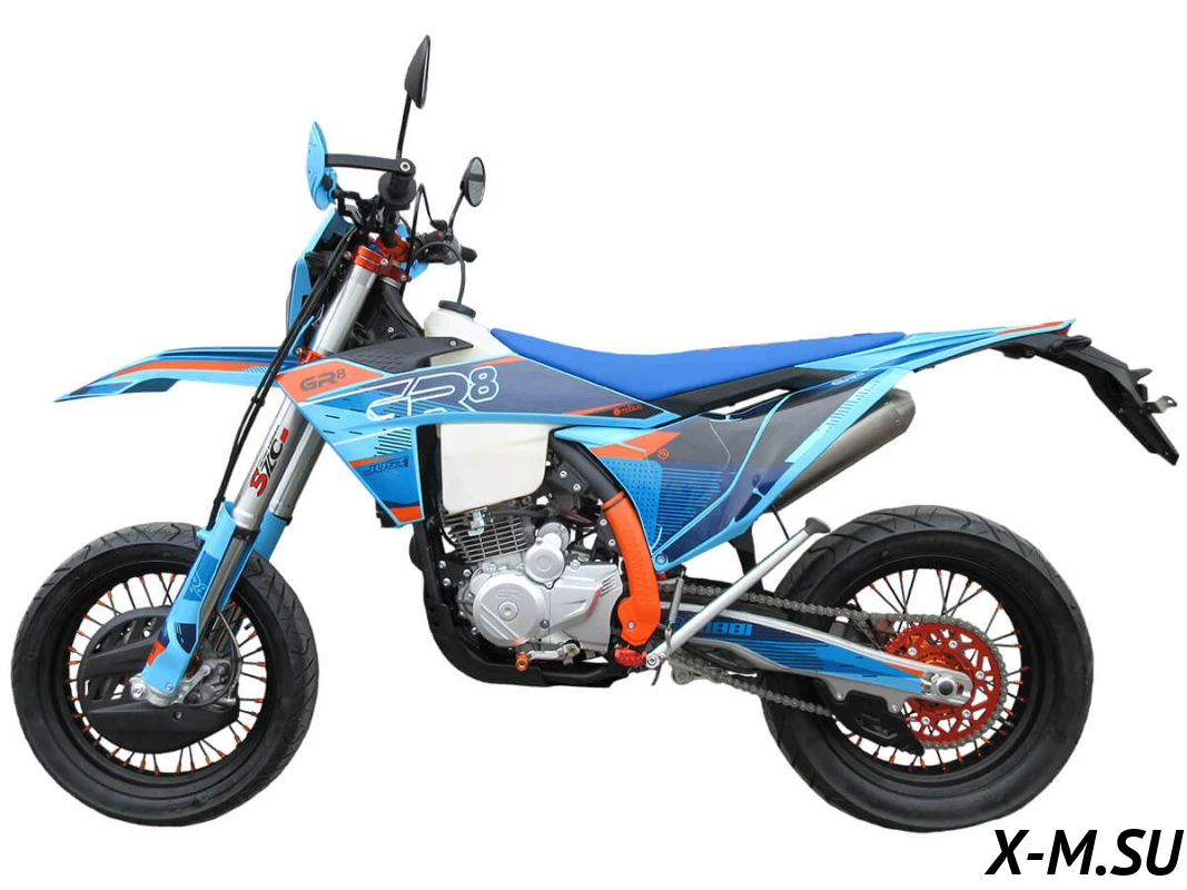 Мотоцикл GR8 F450L (4T NC450S EFI) Motard (2024 г.) ПТС Мотоцикл GR8 F450L (4T NC450S EFI) Motard (2024 г.) ПТС