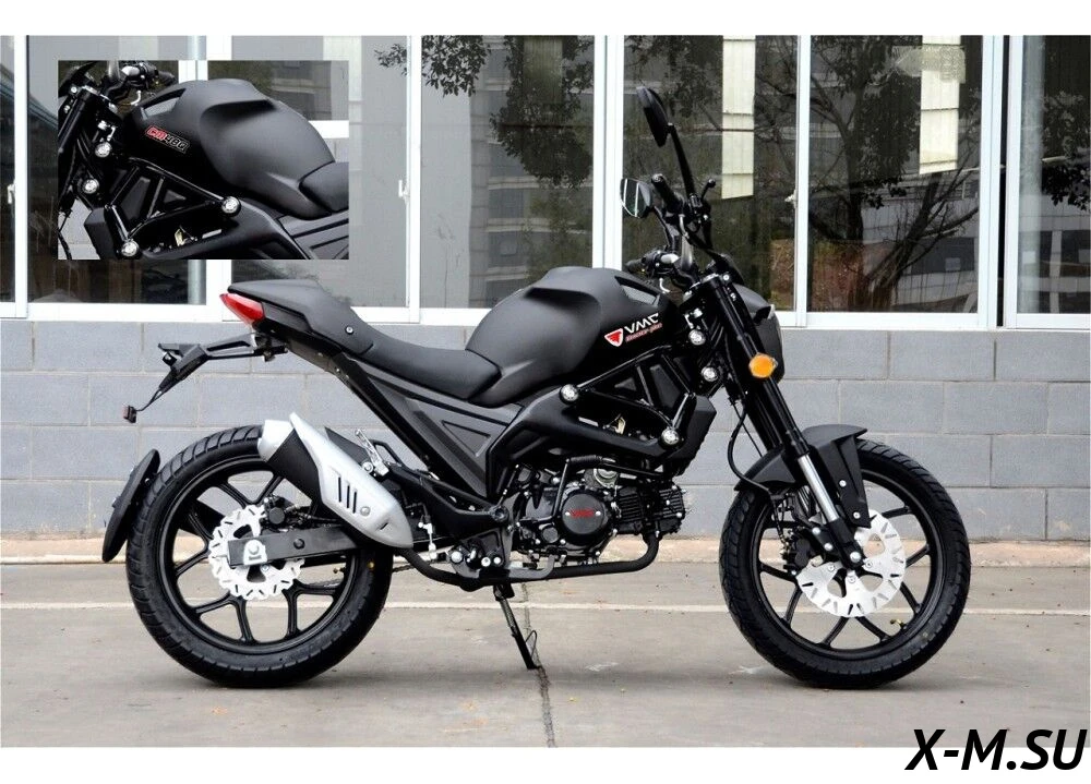 Мотоцикл VMC Monster - 125сс (replica Ducati Monster), дисковый тормоз Мотоцикл VMC Monster - 125сс (replica Ducati Monster), дисковый тормоз