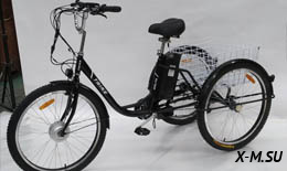 Электровелосипед трёхколесный DELTA E-TRIKE 26" Электровелосипед трёхколесный DELTA E-TRIKE 26"