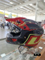 Шлем кроссовый HETOSHI UFD XD1-2 цв. Черно-бело-красный р. XL