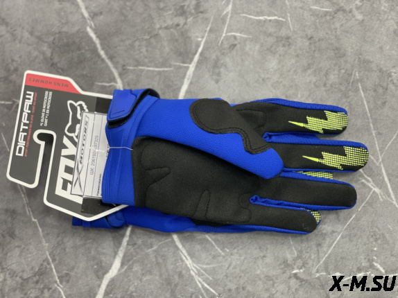 Перчатки взрослые FOX XD2-1 цв. Синий  р. M
