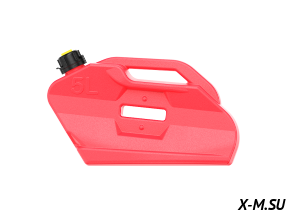 Канистра 5л красная для кофра TESSERACT, для ATV AODES PATHCROSS 650-1000