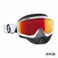 Очки HUSTLE SNOW CROSS black/white enhancer red