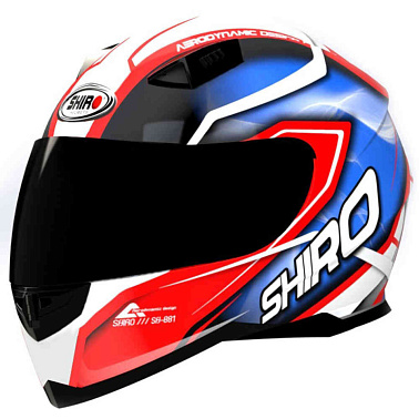 Шлем SHIRO SH881 MOTEGI Red/Blue