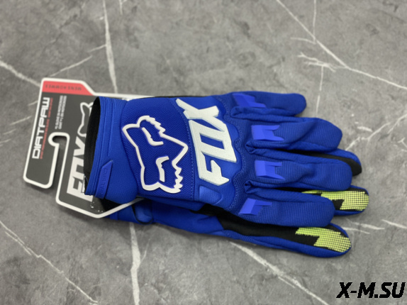 Перчатки взрослые FOX XD2-1 цв. Синий  р. M