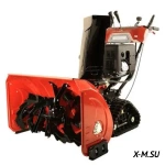 Снегоуборщик бензиновый DDE ST1387LET (двиг Loncin &quot;SnowEngine&quot; 13 л.с. захват 34'' 6 вперёд/2 назад гусеницы 11&quot; элстарт LED фара)